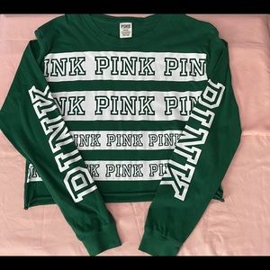 I’m selling a Green Long-Sleeve Shirt from Pink.